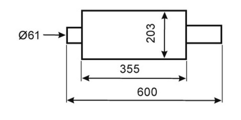 Tłumik WM Sport OWAL DTM