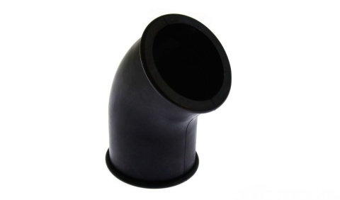 Kolanko 45 stopni 70mm Simota black