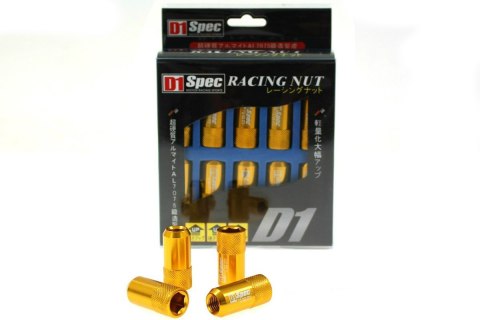 Nakrętki D1SPEC Replica HEX M12 x 1.25 Gold