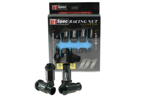 Nakrętki D1SPEC Replica Race M12 x 1.5 Black
