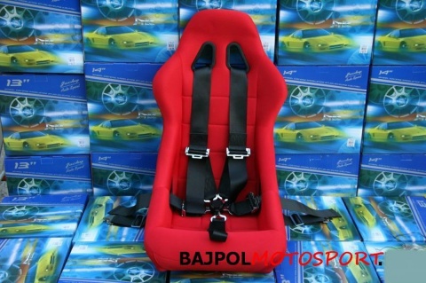 Pasy sportowe 5 punktowe 3" Jacky Auto Sport black