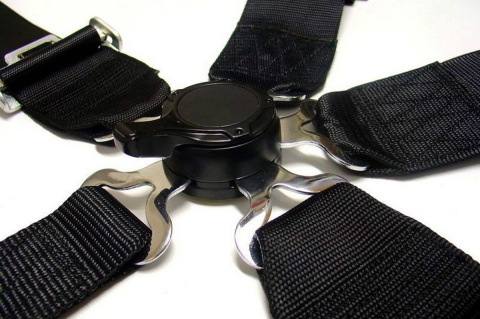 Pasy sportowe 5 punktowe 3" Jacky Auto Sport black