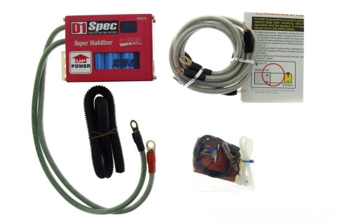 Stabilizator napięcia z wyświetlaczem D1Spec red