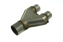 Y-Pipe trójnik wydechowy 2,25 - 3"