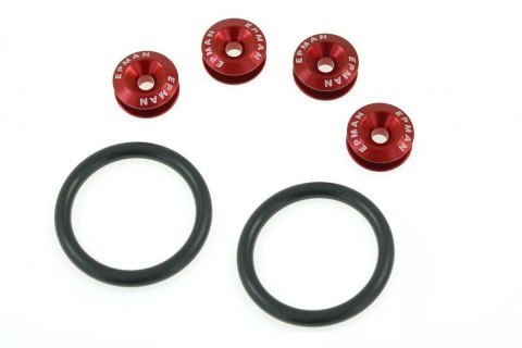 Zapinki klapy / zderzaka EPMAN Quick Release red