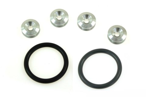 Zapinki klapy / zderzaka EPMAN Quick Release silver