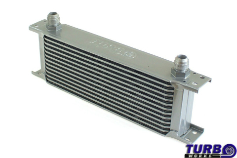 Chłodnica oleju TurboWorks 13-rzędowa 260x100x50 AN8 silver