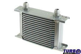Chłodnica oleju TurboWorks Slim Line 16-rzędowa 140x125x50 AN8 silver