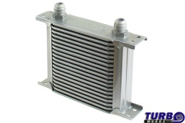 Chłodnica oleju TurboWorks Slim Line 19-rzędowa 140x150x50 AN8 silver