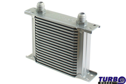 Chłodnica oleju TurboWorks Slim Line 19-rzędowa 140x150x50 AN8 silver