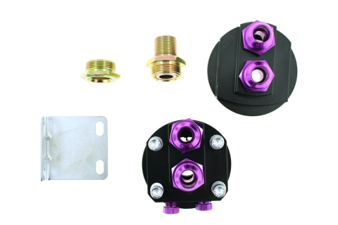 Adapter do przeniesienia filtra oleju AN8 black