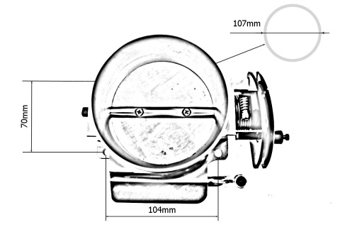 Przepustnica TurboWorks GM LS1 LS2 LS4 LS6 LS7 102mm