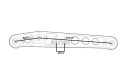 Wahacze tylne dolne HONDA CRX ED 1988-1991 black LCA
