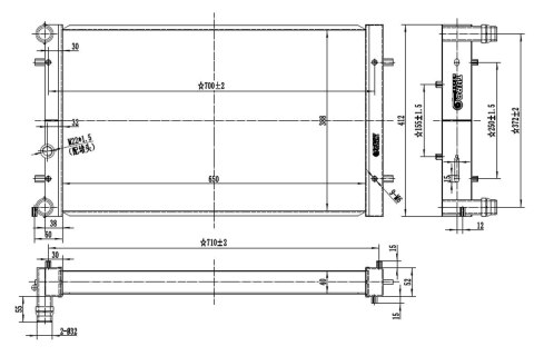 Chłodnica wody TurboWorks VOLKSWAGEN GOLF 4 GTI