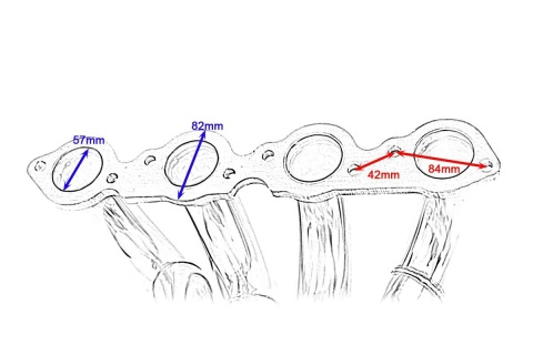 Kolektor wydechowy CHEVROLET 396 402 427 454 507 572 BIG BLOCK
