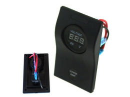 Panel woltomierz + bezpiecznik automatyczny 5A