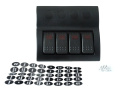Panel przełączników 12/24V ON-OFF x 4 + bezpieczniki 2 x 5A, 10A, 15A IP68