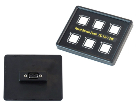 Panel przełączników dotykowy 15PIN VGA 12/24V