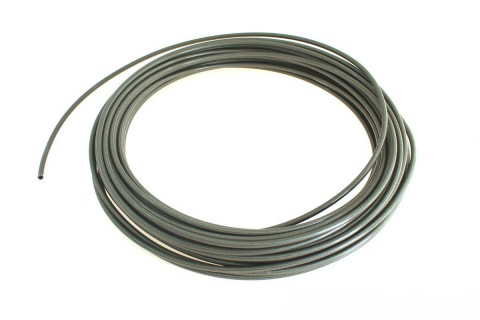 Przewód hamulcowy sportowy nylonowy zbrojony w oplocie 3,2mm AN3 - 3/8" silver