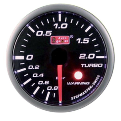 Zegar Auto Gauge Smoke Warning 52mm DOŁADOWANIA TURBO BOOST + KUBEK