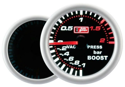 Zegar Auto Gauge Smoke 52mm CIŚNIENIA DOŁADOWANIA TURBO BOOST