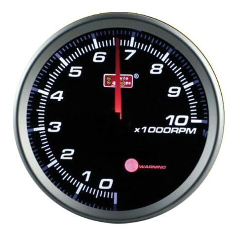 Zegar Auto Gauge Smoke Warning 80mm OBROTOMIERZ 1-9 CYL.