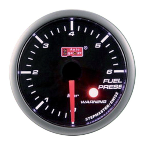 Zegar Auto Gauge Smoke Warning 52mm CIŚNIENIA PALIWA BAR