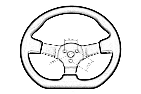 Kierownica gokart HD-6123