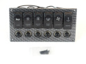 Panel przełączników 12/24V x 6 IP68