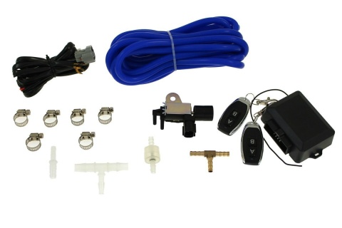 Przepustnica wydechu pnematyczna 63mm podciśnieniowa Vacuum Open pilot zestaw