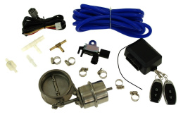 Przepustnica wydechu pnematyczna 76mm podciśnieniowa Vacuum Closed pilot zestaw