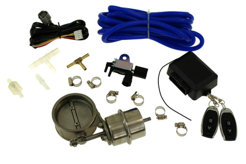 Przepustnica wydechu pnematyczna 51mm podciśnieniowa Vacuum Closed pilot zestaw