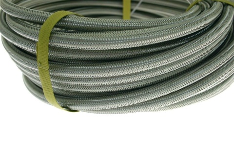 Przewód paliwowy PTFE AN10 100cm w oplocie stalowym