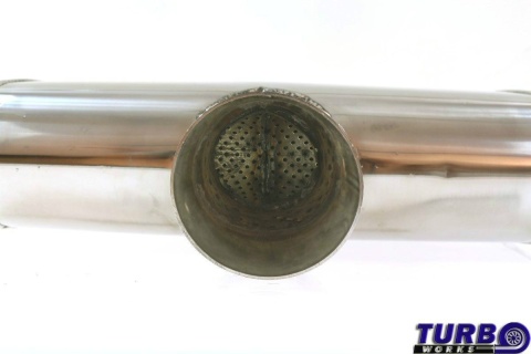 Sportowy tłumik środkowy tylny 3" TurboWorks STAL 304SS