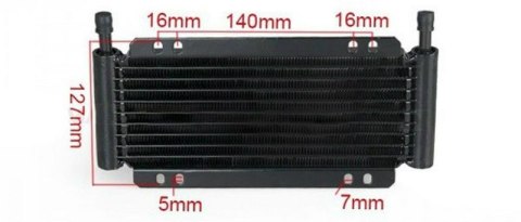 Chłodnica płynu układu wspomagania, skrzyni biegów 9-rzędowa