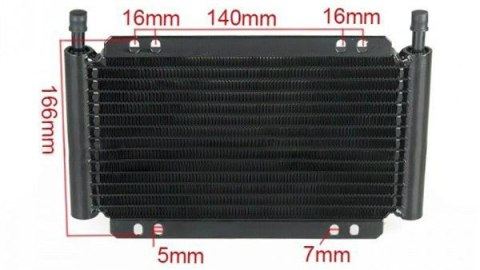 Chłodnica płynu układu wspomagania, skrzyni biegów 13-rzędowa