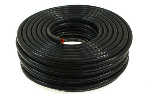 Przewód podciśnienia silikonowy zbrojony TurboWorks black 8mm