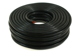 Przewód podciśnienia silikonowy zbrojony TurboWorks black 15mm