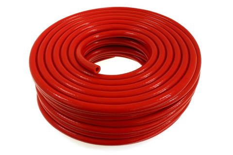 Przewód podciśnienia silikonowy zbrojony TurboWorks red 12mm