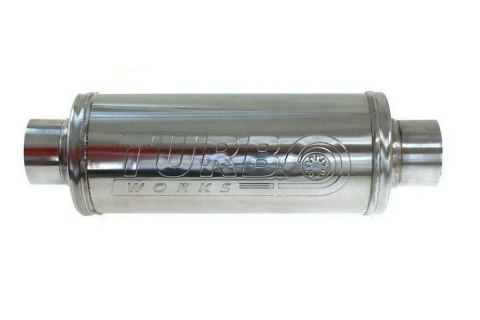Sportowy tłumik środkowy 2,5" 450mm TurboWorks STAL 409SS