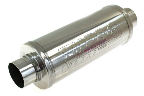 Sportowy tłumik środkowy 2" 300mm TurboWorks STAL 409SS