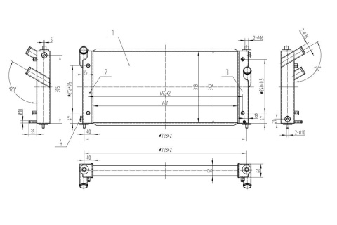 Chłodnica wody TurboWorks TOYOTA CELICA 2000-2005