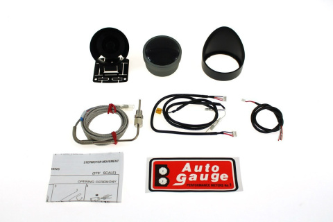 Zegar Auto Gauge Smoke Warning 52mm TEMPERATURY SPALIN