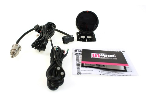 Zegar D1Spec 60mm Warning Peak CIŚNIENIA OLEJU