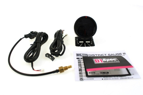 Zegar D1Spec 60mm Warning Peak TEMPERATURY OLEJU