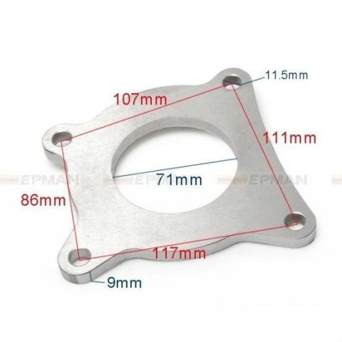 Flansza downpipe Volkswagen Golf 5 GTI 2.0TFSI TSI