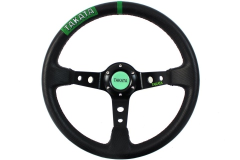 Kierownica sportowa TAKATA 350mm offset 80mm JDM