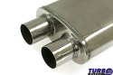 Sportowy tłumik środkowy tylny 2,75" TurboWorks STAL 409SS