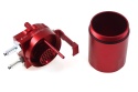 Oil catch tank TurboWorks 0,3l 10mm 15mm sitko + filtr PRO red