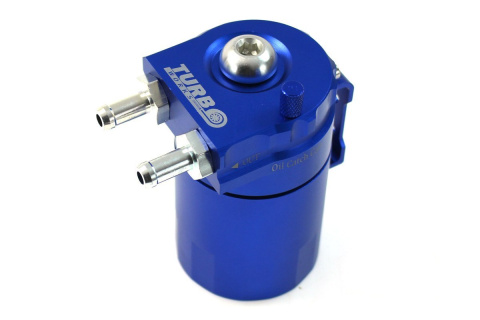 Oil catch tank TurboWorks 0,3l 10mm 15mm sitko + filtr PRO blue